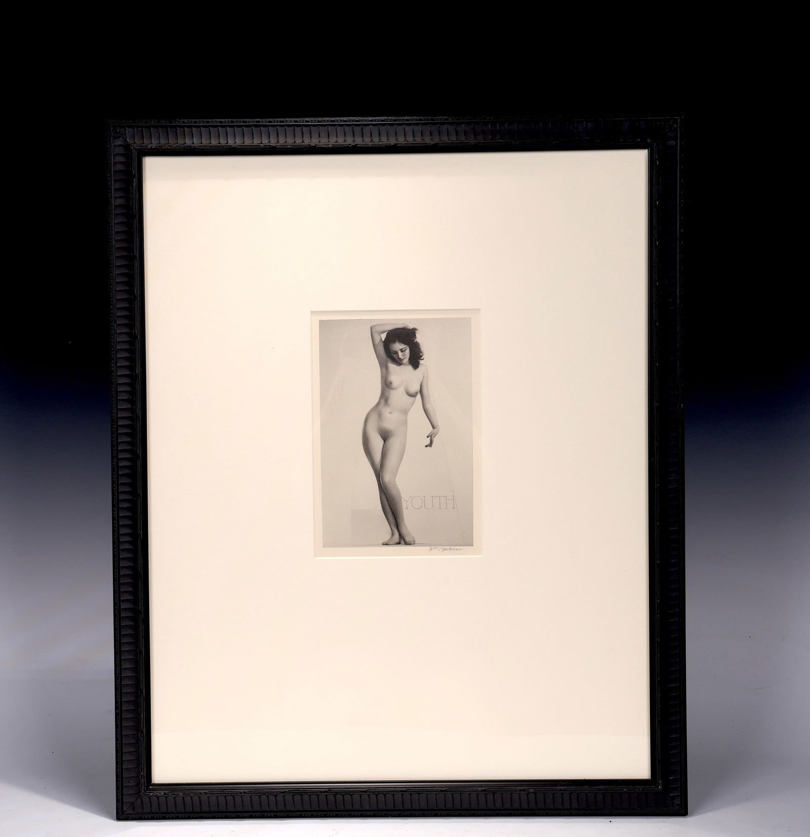 "Youth, 1927" By William Mortensen Photographs 55x45cm: "Youth, 1927" By William Mortensen Photographs 55x45cm (55 x 45 cm)