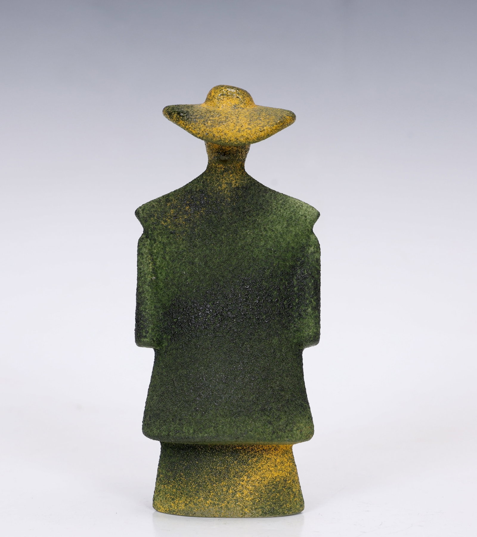 Kosta Boda Sculpture Green Catwalk Kjell Engman: Kosta Boda Sculpture Green Catwalk Kjell Engman (16 x 7 x 5 cm)