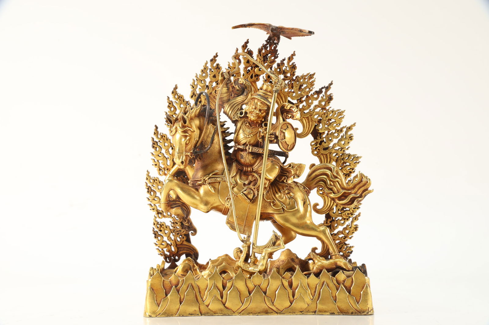 Gilt Bronze Guardian Figure (1 of 10)