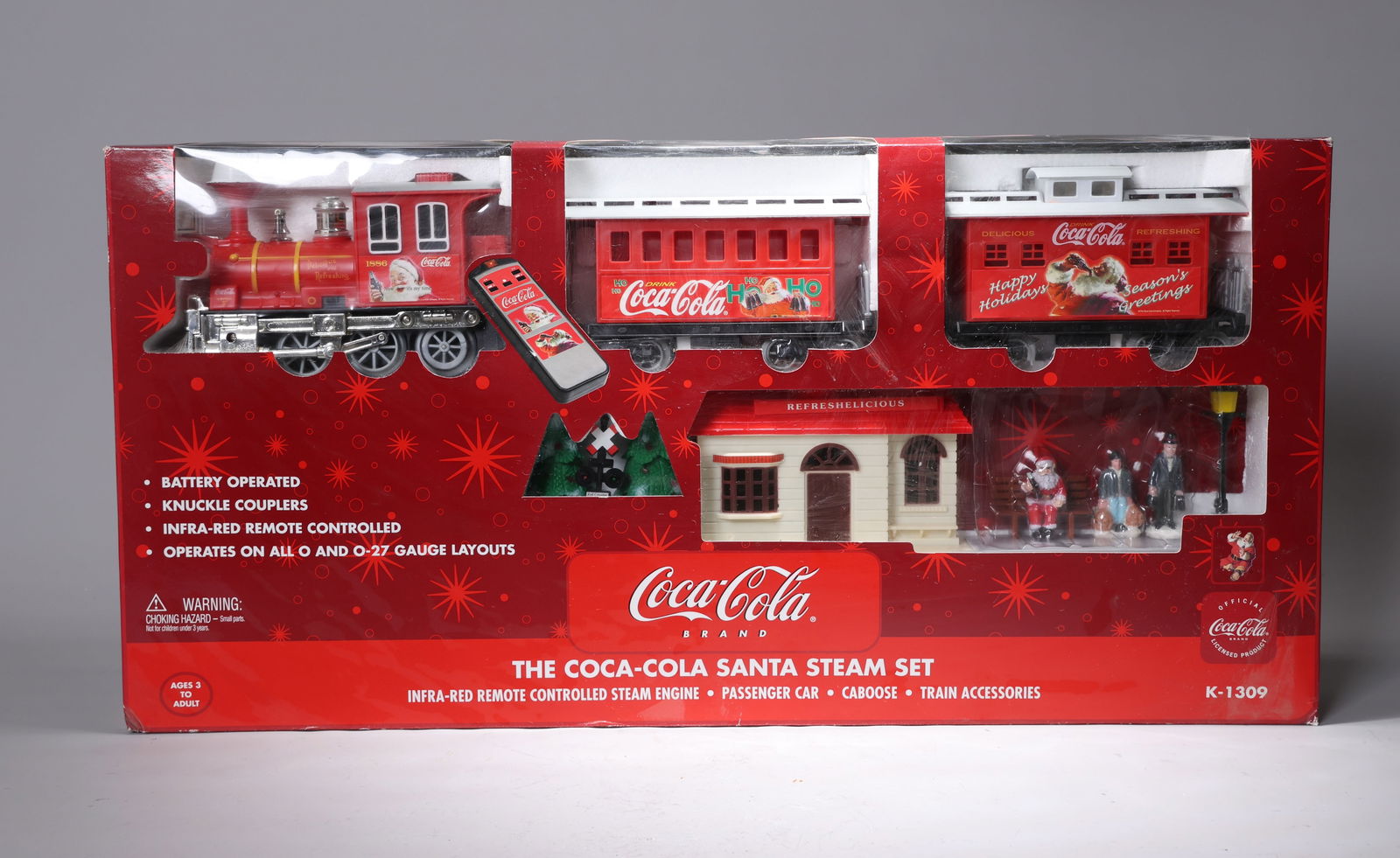K-1309 Coca-Cola Santa Steam Set Sealed Box (1 of 5)