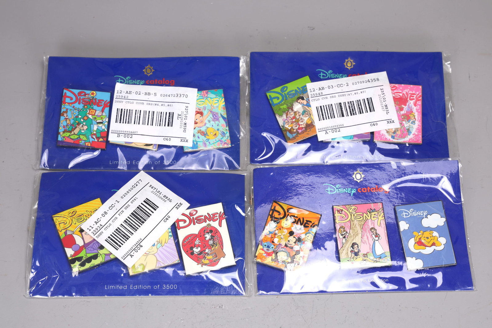 Set Of 4 Disney Catalog Characters Pin Sealed Bag (1 of 6)