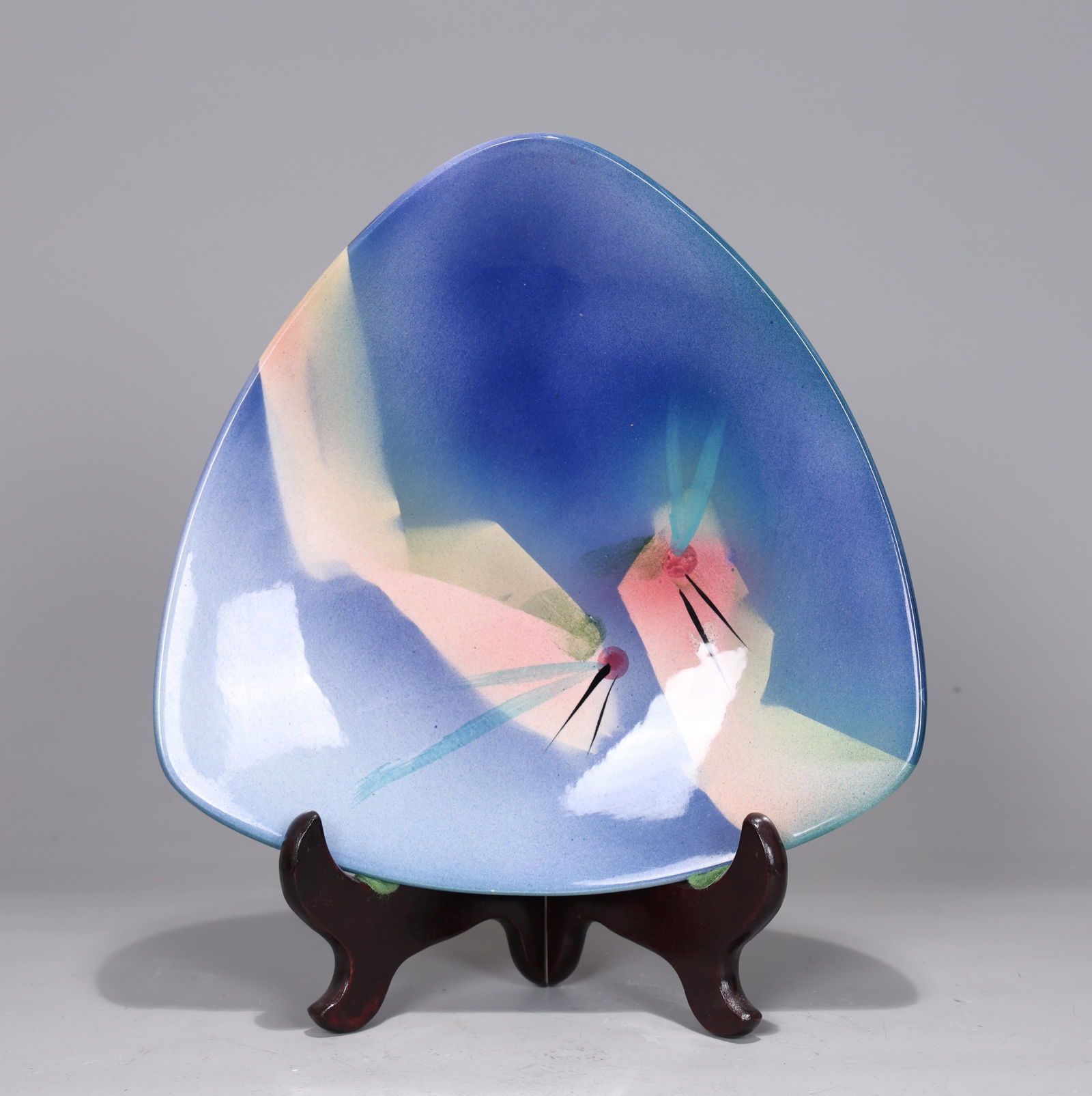 Judith Stiles Art Pottery Serving Dish Signed (1 of 5)