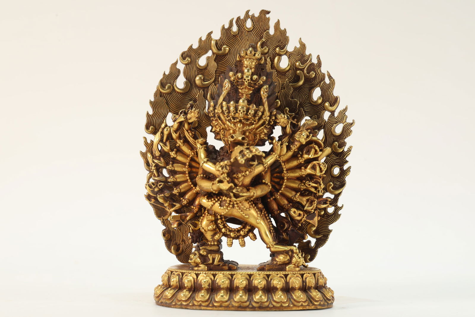 Gilt Bronze Yamantaka Figure (1 of 7)