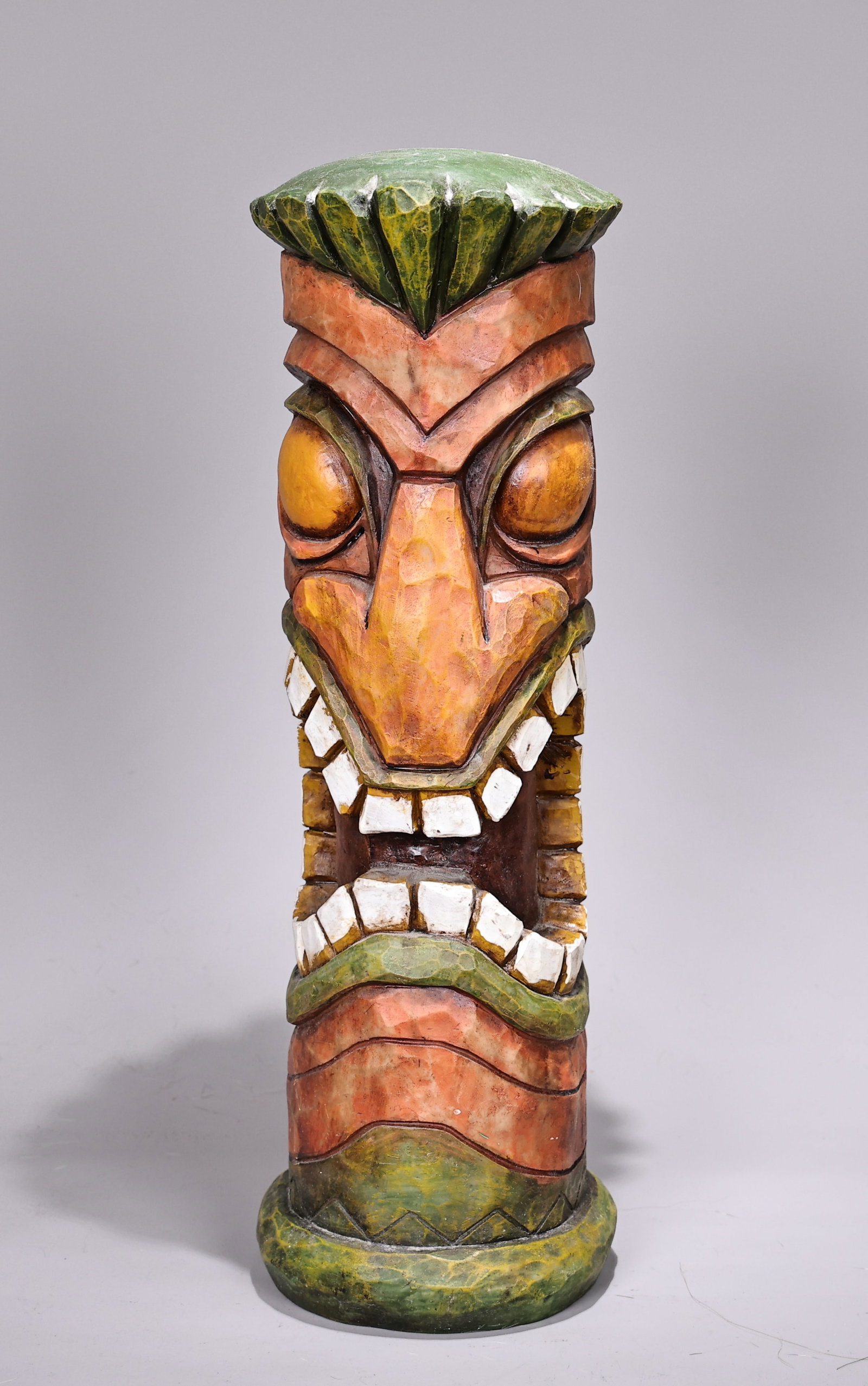 Aloha Hawaii Tiki Sculpture" Moai Haku Hana": Aloha Hawaii Tiki Sculpture" Moai Haku Hana" (19 x 54 cm)