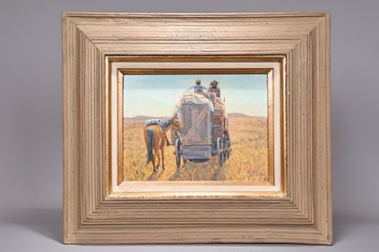 "Cisco Goes West" Painting Art Work"By Ron Backer