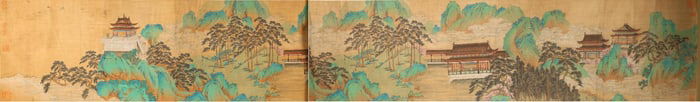 Chinese Drawing Landscape Hand Scroll