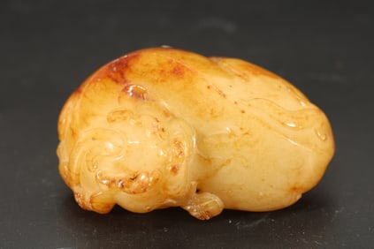 Jade Carved Beast Shape Ornament