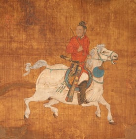 Chinese Drawing Character and Horse Painting