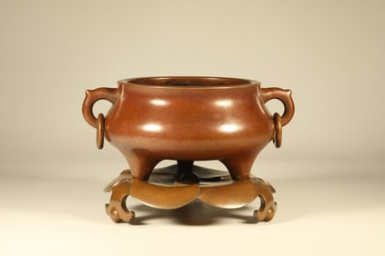 Bronze Double Ears Incense Burner