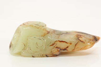Jade Carved Beast Shape Ornament