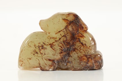 Jade Carved Beast Shape Ornament