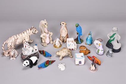 Assorted Mixed Material Miniature Figurines