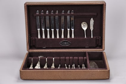 American Easterling Company Sterling Silver Set For 51 Pieces With Storage Chest