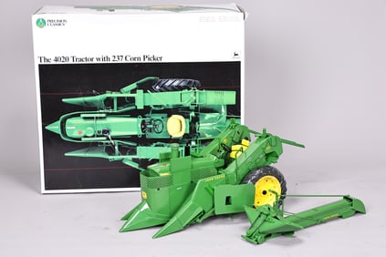 John Deere 4020 Tractor With 237 Corn Picker Toy