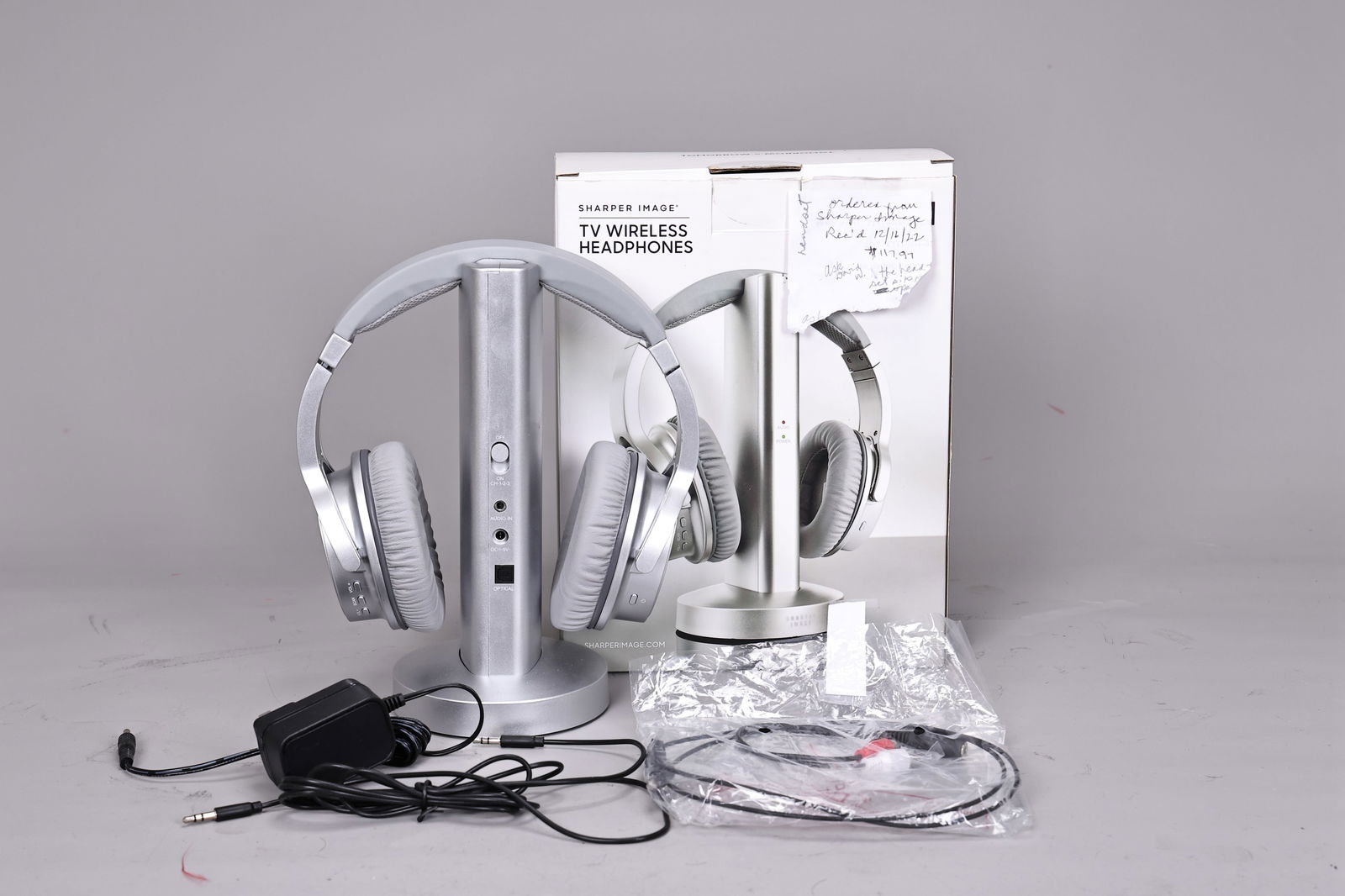 Shaper Image TV Wireless Headphones With Box (1 of 5)