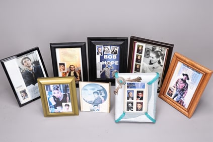 Group Of Legends Hollywood Celebrates Stamps Framed Art