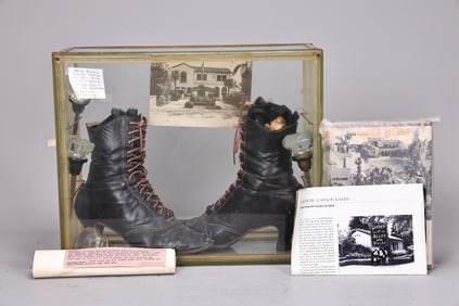 Vintage Woman Victorian Lace-up Boot By Jane Fonda 1973 From"A Doll's House"