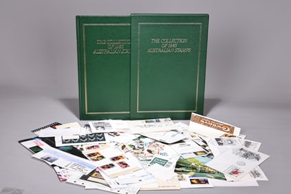 The Collection Of 1985 Australian Stamps With Massive Stamps