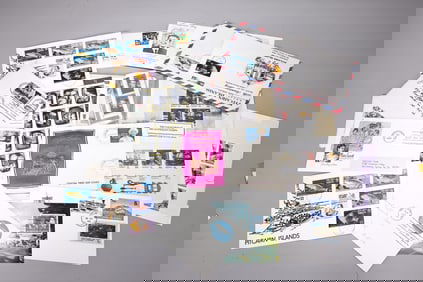 Collection Of Vintage First Day Cover And International Stamps