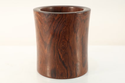 Huanghuali Wood Brush Pot
