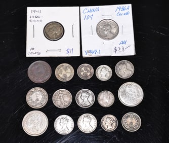 Collection Of Different Countries World Silver Coins