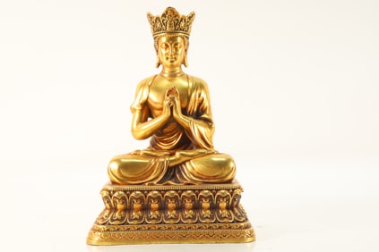 Gilt Bronze Buddha Figure