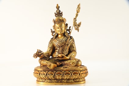 Gilt Bronze Padmasambhava Figure