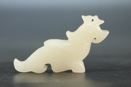 Jade Carved Bird Shape Ornament