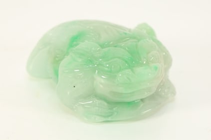 Jadeite Carved Toad Shape Ornament
