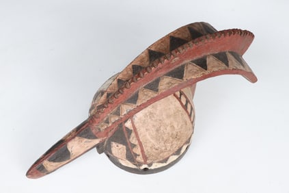 African Art Wood Mossi Mask From Burkina Faso