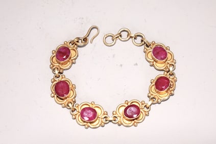 Stauer Palio Natural Ruby Bracelet