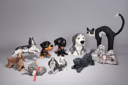 Group Of Personalized Custom Pets Figurines Statues