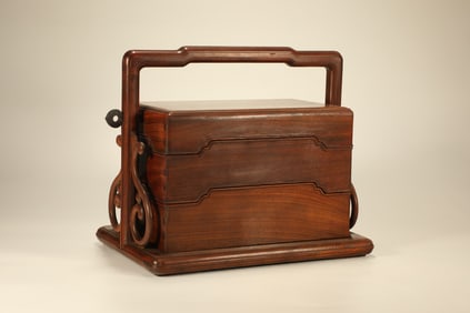 Huanghuali Wood Food Tray Box