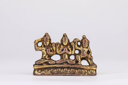 Tibetan Bronze Buddha Figure