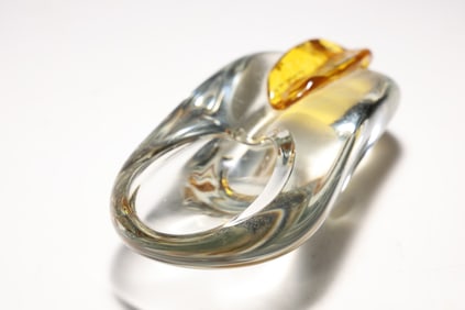 Adam Jablonski Signed Art Crystal Sculpture