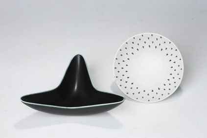 Vintage Gunnar Nylund Ceramic Bowl Model Gaolina By Rostrand In Sweden And Gustavsberg Filgran Bowl