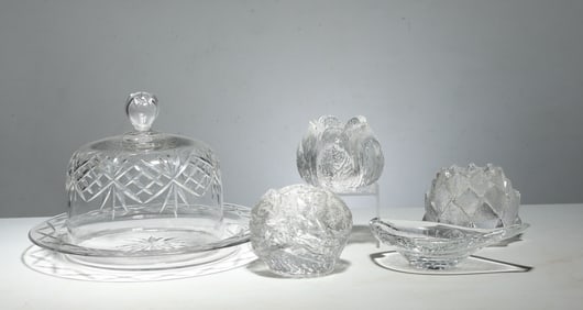 Assorted Vintage Cake Dish Candle Holder Platter