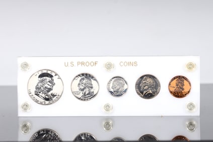 1962 US Proof Coin Set In Capitol Plastic Holder