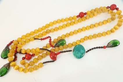 Crystal Bead Bracelet Necklace