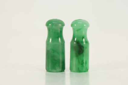 Pair of Jadeite Cigarette Holder