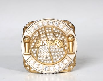 2010 LAKERS NBA Championship Ring Paperweight