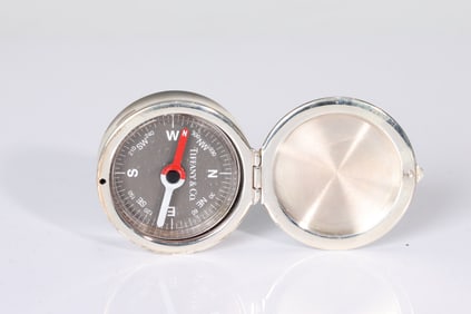 Tiffany & Co. Sterling Silver Compass