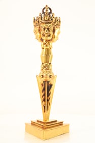 Gilt Bronze Vajra Ornament