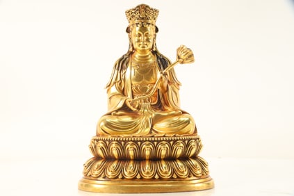Gilt Bronze Padmapani Figure