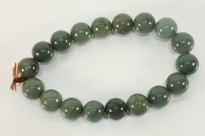 Jadeite Bead Bracelet