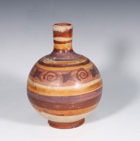Mexican Pottery Ethnic Folk Art Clay Vase