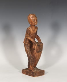 Wooden Of Man In A Speech