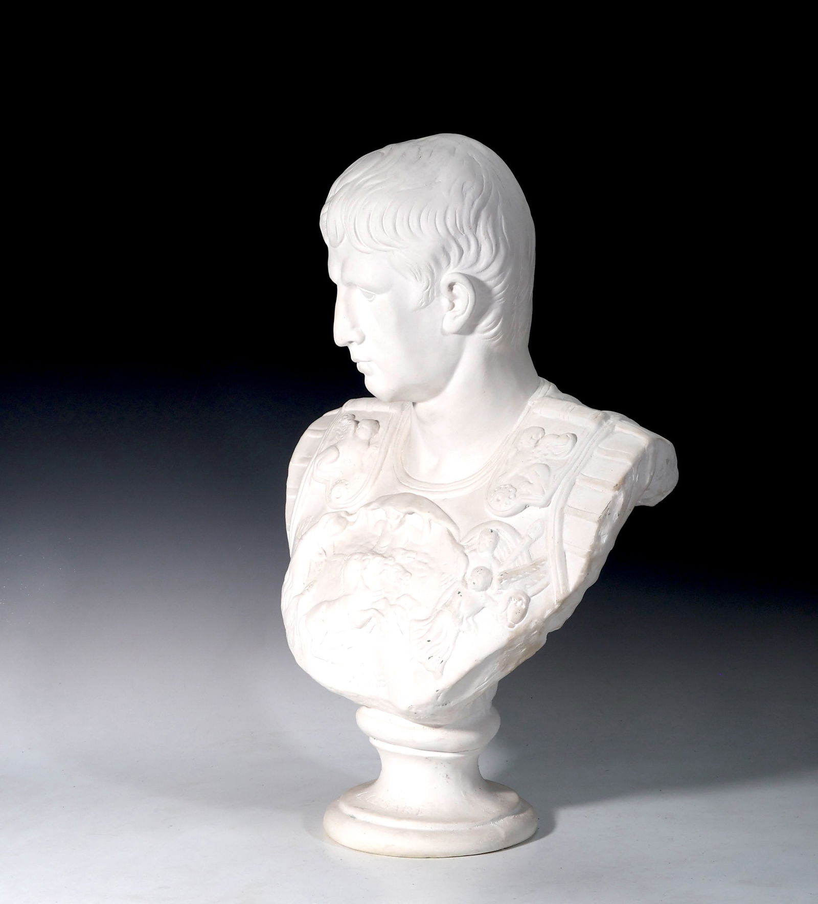 G. Cesare 23" Julius Caesar Plaster Bust Statue (1 of 7)