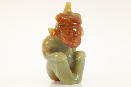 Jade Carved Character Ornament