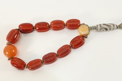 Agate Bead Bracelet